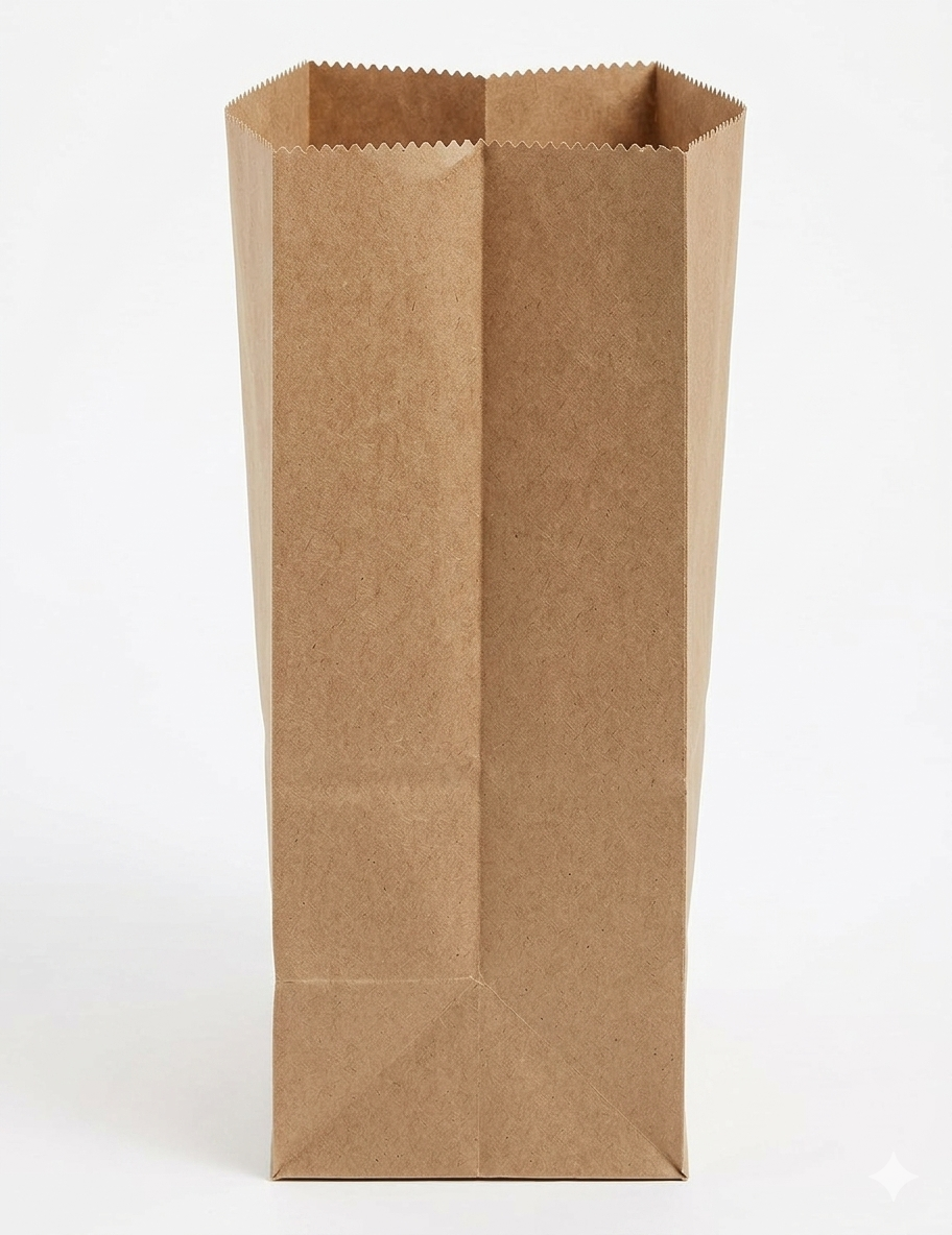 10x5x14 Inches Eco Pack Square Bottom Grocery Bag - Image 3