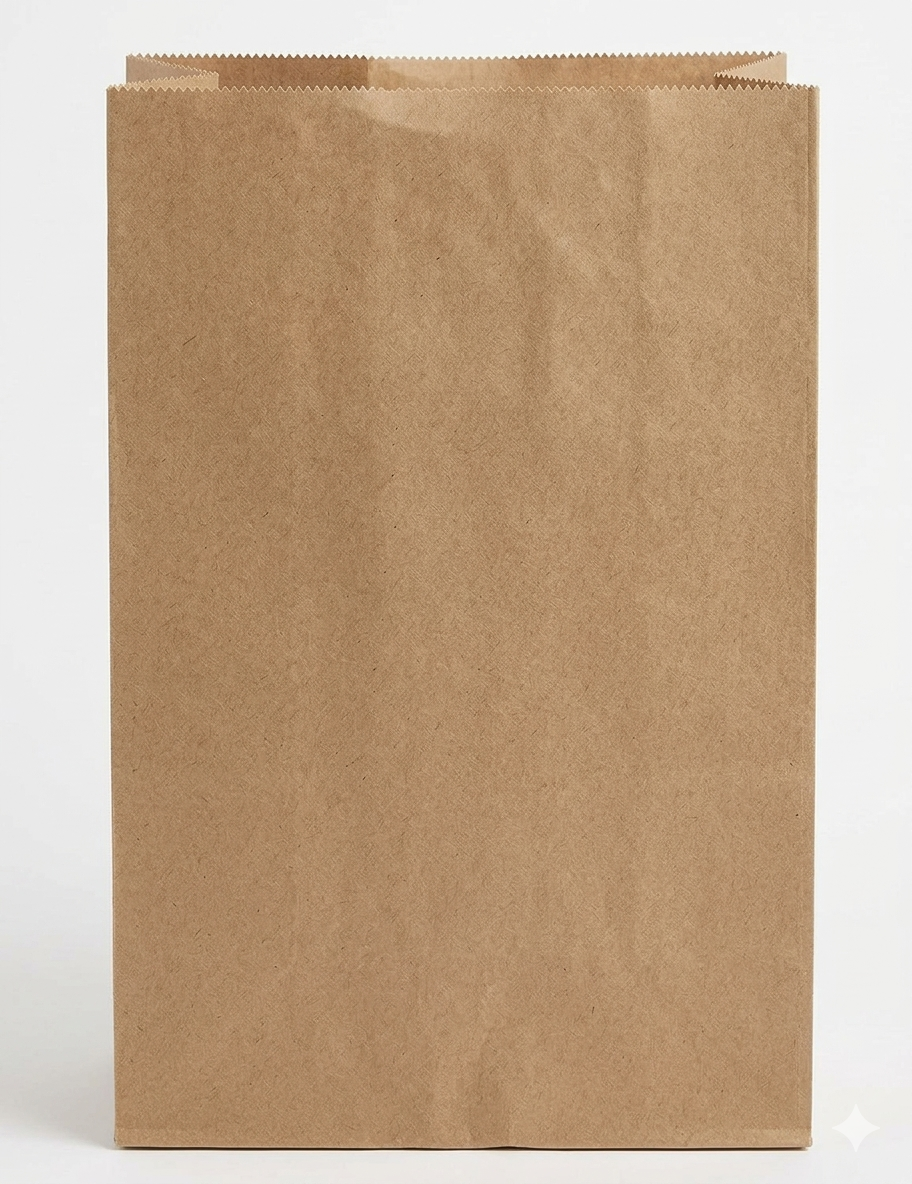 10x5x14 Inches Eco Pack Square Bottom Grocery Bag - Image 2